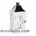 August Grove White Wooden Lantern DEIC2224